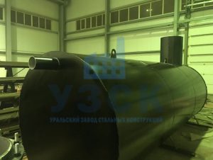 Резервуар горизонтальный стальной наземный в Кургане